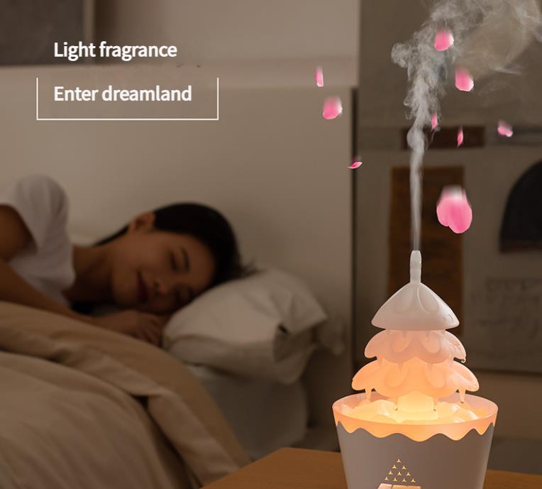 New Christmas tree humidifier Household fog desktop essential oil aromatherapy machine Atmosphere night light wireless remote control aromatherapy machine LSSIONLIFE 8a6b9e-4.myshopify.com 1 1  