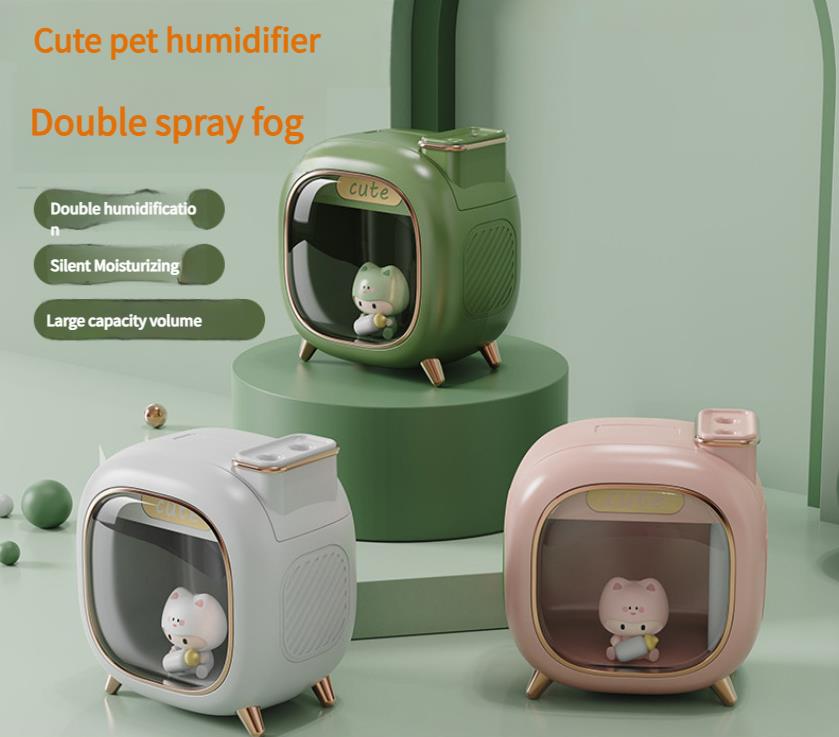 Double spray large-capacity cute pet humidifier household small silent bedroom usb office desktop portable dormitory aromatherapy machine [product_type] LSSIONLIFE 8a6b9e-4.myshopify.com 