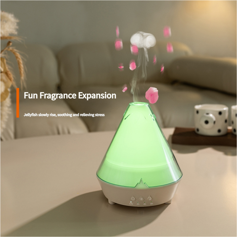 New volcano aromatherapy machine home desktop creative 3D simulated flame humidifier usb plug-in atmosphere light aromatherapy machine LSSIONLIFE 8a6b9e-4.myshopify.com 